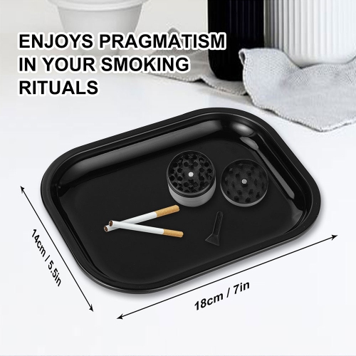 Smell Proof Bag Set, Blue Travel Storage Bag with Lock, Odor Proof Pouch Case Container with 1*Black Grinder, 4*Tube, 1*Tray