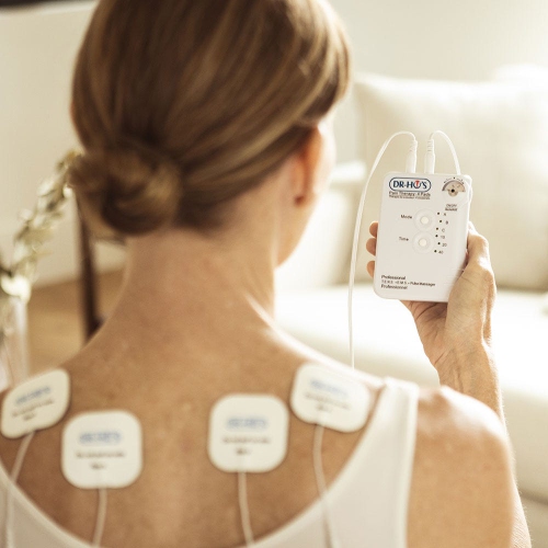 DR-HO'S Pain Therapy System 4-Pad - Essential Package - includes The Pain Therapy System 4-Pad, 8 Regular Body Pads, 2 Large Body Pads, Travel Foot
