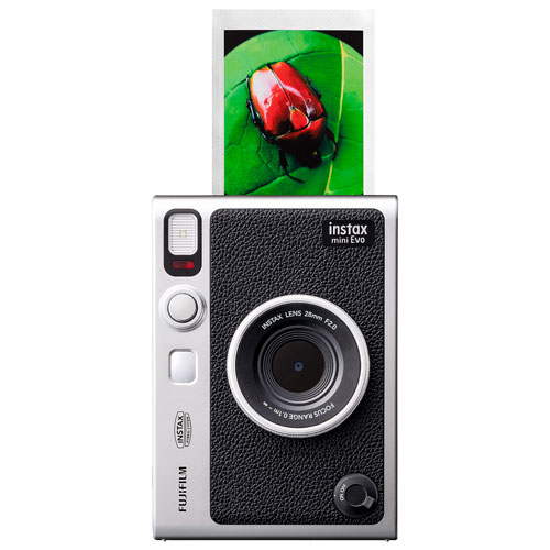 Fujifilm Instax Mini Evo Instant Camera - Black
