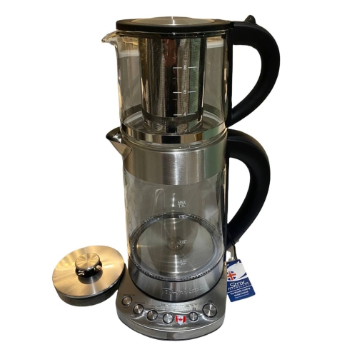 Electric Tea Maker 1.7 L stainless Steel , Combined Tea maker and Kettle , keep warm function…
