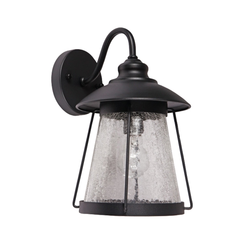 XTRICITY  - Outdoor Wall Light, 9" Width, From The Brooke Collection In Black