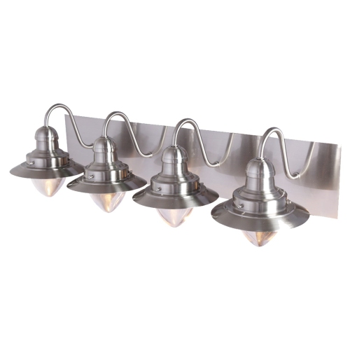 XTRICITY  - 4 Light Vanity Light, 27.1" Width, From The Baltimore Collection, Nickel Finish