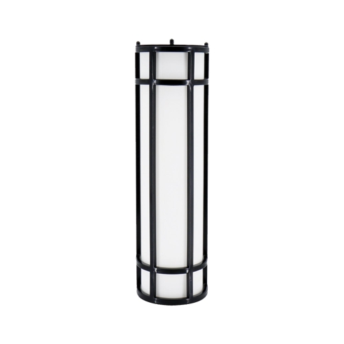 Xtricity - Outdoor Wall Light with Integrated LEDs, 18'' Height, From the Wilson Collection, Black