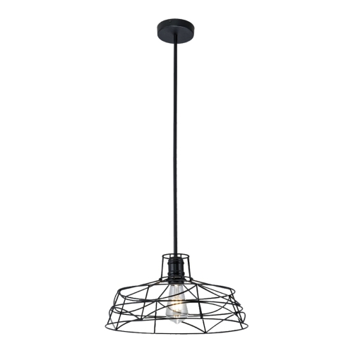 Xtricity - Pendant Light, 15.7'' Width, From the Veronica Collection, Black