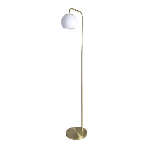 Xtricity - Floor Lamp, Height of 59.2'', From the Cape Town Collection, White and Gold