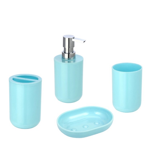 Jessar 4 Piece Bathroom Accessory Set, Blue Best Buy Canada