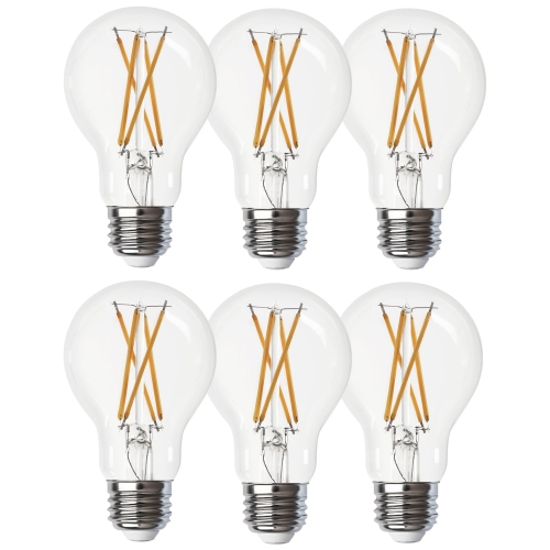 XTRICITY  - 6-Pack Energy Saving Led Bulbs, Dimmable, 9W, Type A, 5000K Daylight