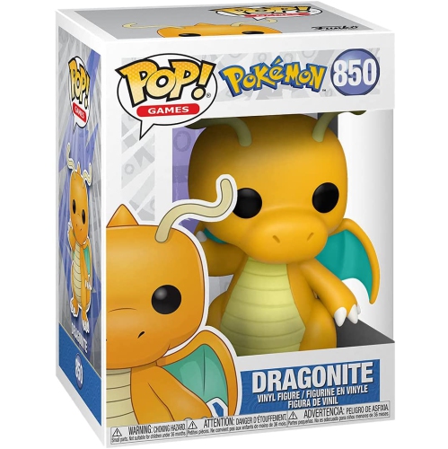 Pop Games Pokemon 3.75 Inch Action Figure - Dragonite #850