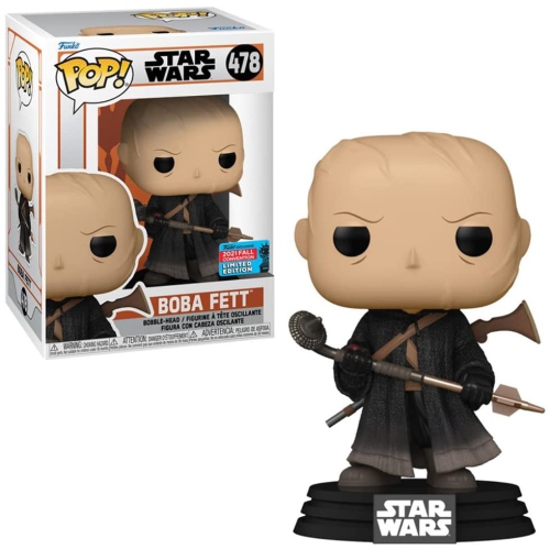 FUNKO  Pop Star Wars The Mandalorian 3.75 Inch Action Figure Exclusive - Boba Fett #478