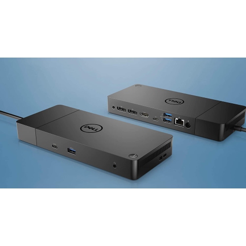 Refurbished Dell WD19 180W Docking Station (130W Power Delivery) USB-C, HDMI, Dual DisplayPort, Black