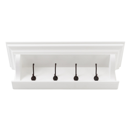 Halifax D168 4 Hook Coat Rack 70cm