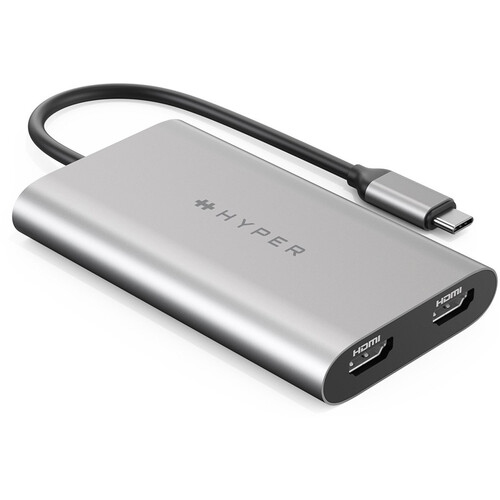 Targus HyperDrive USB-C Dual 4K HDMI Adapter for M1 MacBook 