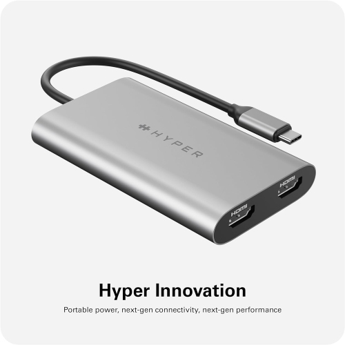 Targus HyperDrive USB-C Dual 4K HDMI Adapter for M1 MacBook 