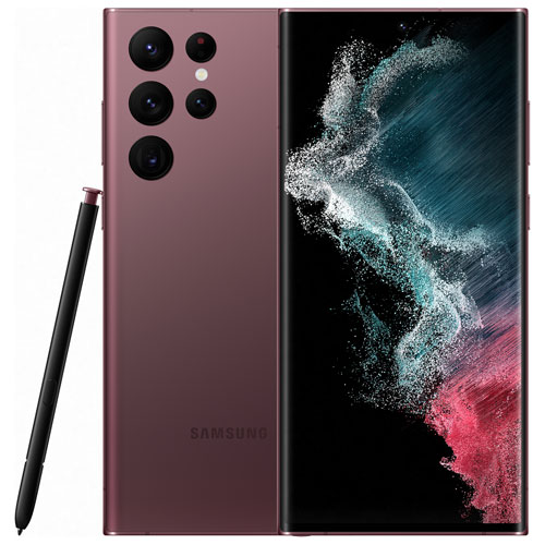 Samsung Galaxy S22 Ultra 5G 128GB - Burgundy - Unlocked