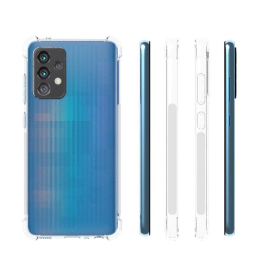 TopSave Extra Corner Bumper Soft TPU Gel Rubber Jelly TPU Case For Samsung Galaxy A33 5G, Clear