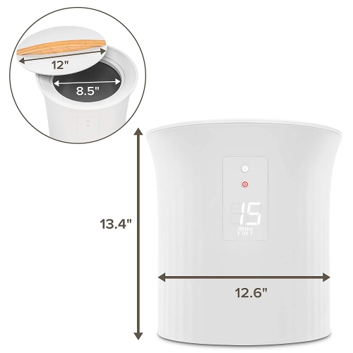 Live Fine Towel Warmer | Bucket Style Luxury Heater with LED Display, Adjustable Timer, Auto Shut-Off | Fits 40” x 70” Bath Sheet Towel