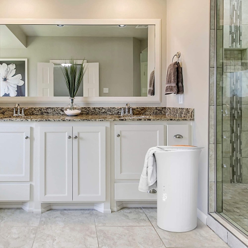 LiveFine Towel Warmer | Large Bucket Style Luxury Heater with LED Display, Adjustable Timer, Auto Shut-Off | Fits Up to Two 40” x 70” Oversized Bath