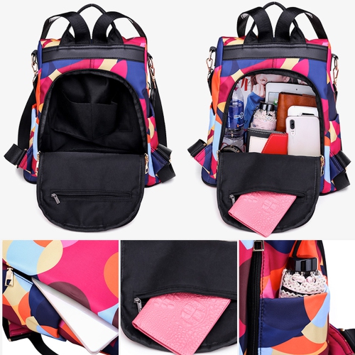 navor Anti-Theft Backpack for Girls/Women Waterproof Daypack Casual Convertible Business/Travel Backpack/Handbag -Multi