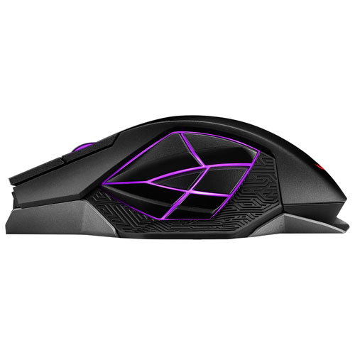 Souris de jeu sans fil de 19 000 ppp ROG Spatha X d'ASUS - Noir