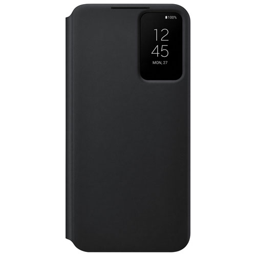 Étui Smart Clear View de Samsung pour Galaxy S22+ - Noir