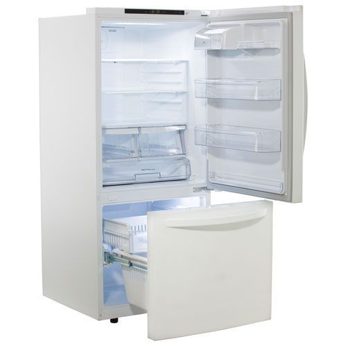 LG 30" 22.1 Cu. Ft. Bottom Freezer Refrigerator - White