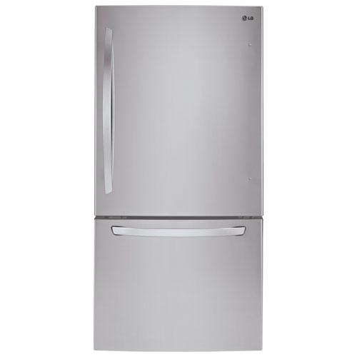 Réfrigérateur à congélateur inférieur 22,1 pi³ 30 po de LG - Acier inoxydable