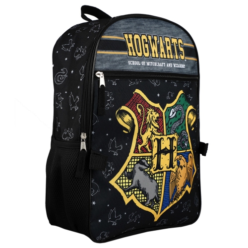 Harry Potter Hogwarts House Crest Lunch Bag 16" Backpack Set