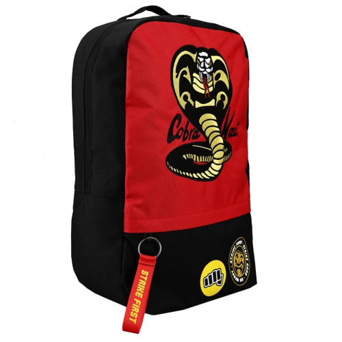 Cobra Kai Big Logo Strike First Zipper Puller Backpack