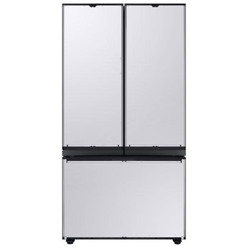 Samsung BESPOKE 36" 23.9 Cu. Ft. 3-Door French Door Refrigerator - Custom Panel Ready