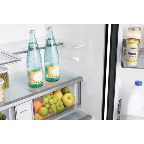 Samsung BESPOKE 36" 30.1 Cu. Ft. 3-Door French Door Refrigerator - Stainless Steel