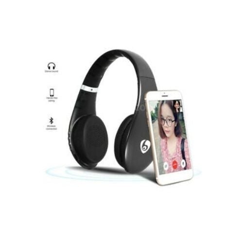 Wireless Headset Bluetooth Cordless Headphone Microphone TF Micro USB MP3 Player