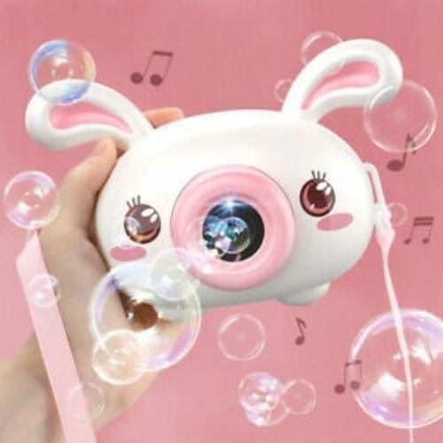 Electric Automatic Bubble Blowing Maker Camera with cute design For Kids