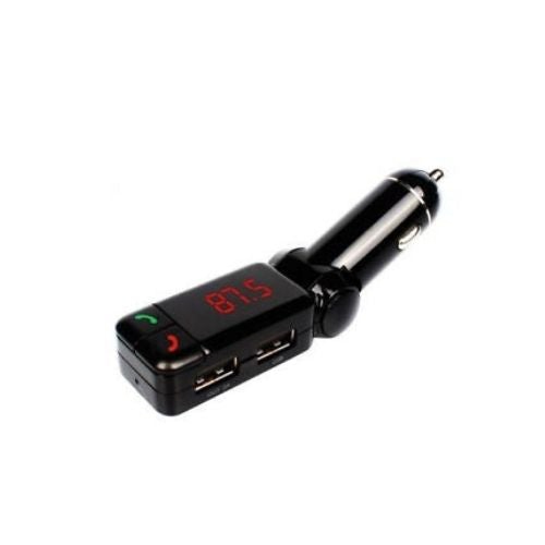 Émetteur FM modulateur Bluetooth, adaptateur mains libres, chargeur USB, lecteur auxiliaire