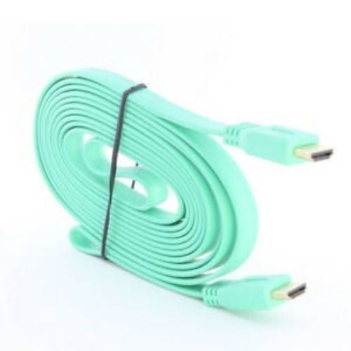 GNS  10Ft Flat Male to Male V1.4 HDMI Cable Cord for Audio Vedio HDtv Tv 1080P