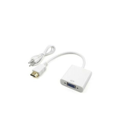 HDMI to VGA Converter Adapter Cable Male to Female with Audio