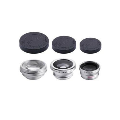 4 In 1 Smart Phone Add-on Camera Lens Fish Eye / Wide Angle / Marco / Telephoto