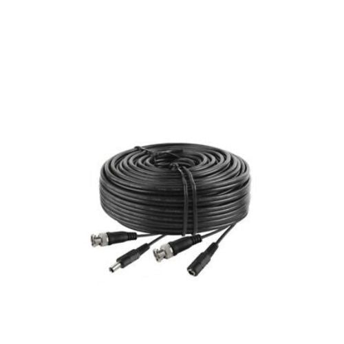 GNS  30 Ft Feet Cctv Dc Male to Female Power Cable With Bnc Male-Male Plug