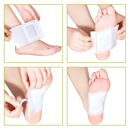 ISTAR Foot Pads, 100 Foot Pads and 100 Adhesive Sheets for Removing Impurities, Relieve Stress Improve Sleep