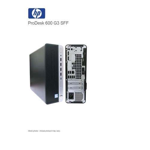 HP ProDesk 600 G3 Small Form Factor Desktop - Intel Core i7-6700, 32GB Memory, 1TB SSD, Win 10 Pro + Wi-Fi, DVD by HP - Refurbished condition - Image 2