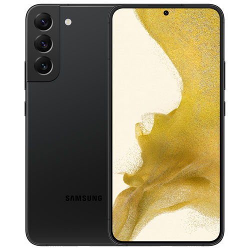 Galaxy S22+ 5G de 128 Go de Samsung avec Freedom Mobile - Noir fantôme - Paiement Balance mensuel