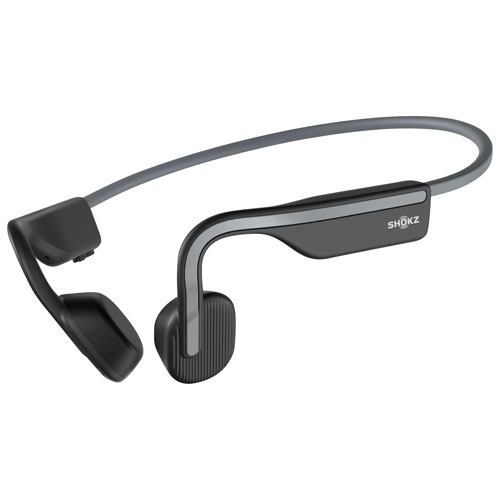 Shokz OpenMove Bone Conduction Bluetooth Headphones - Grey