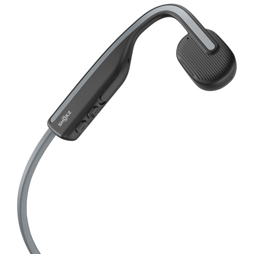 Shokz OpenMove Bone Conduction Open-Ear Bluetooth Headphones - Grey