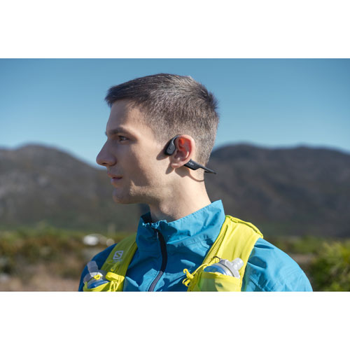 Ecouteurs sport Bluetooth noir TOTU à conduction osseuses - C90