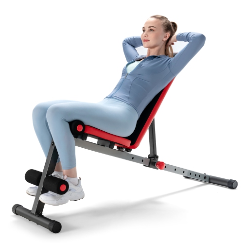 Goplus Multi-function Weight Bench W/Adjustable Backrest Home Gym Exercise Equipment