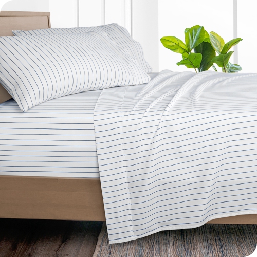 Bare Home Sheet Set - Premium 1800 Ultra-Soft Microfiber - Double Brushed - Hypoallergenic - Wrinkle Resistant