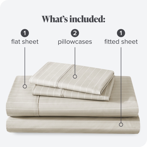 Bare Home Sheet Set - Premium 1800 Ultra-Soft Microfiber - Double Brushed - Hypoallergenic - Wrinkle Resistant