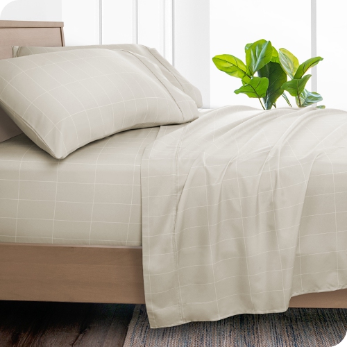 Bare Home Sheet Set - Premium 1800 Ultra-Soft Microfiber - Double Brushed - Hypoallergenic - Wrinkle Resistant