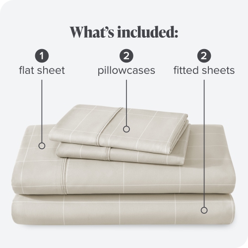 Bare Home Sheet Set - Premium 1800 Ultra-Soft Microfiber - Double Brushed - Hypoallergenic - Wrinkle Resistant
