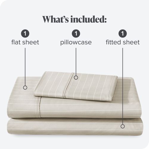 Bare Home Sheet Set - Premium 1800 Ultra-Soft Microfiber - Double Brushed - Hypoallergenic - Wrinkle Resistant