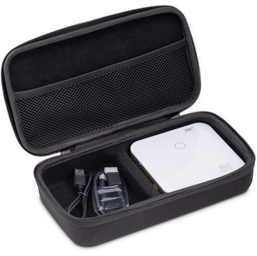 KODAK EVA Mini Projector Case, Soft-Molded Hard-Shell Carry Bag, Luma 350, Black